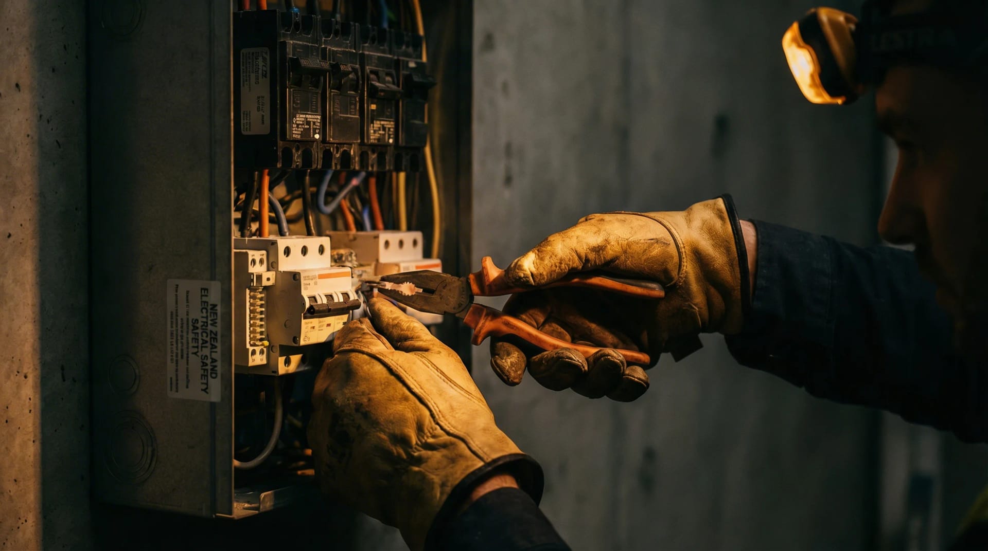 Licensed electrician at work — when to call a professional vs safe DIY.